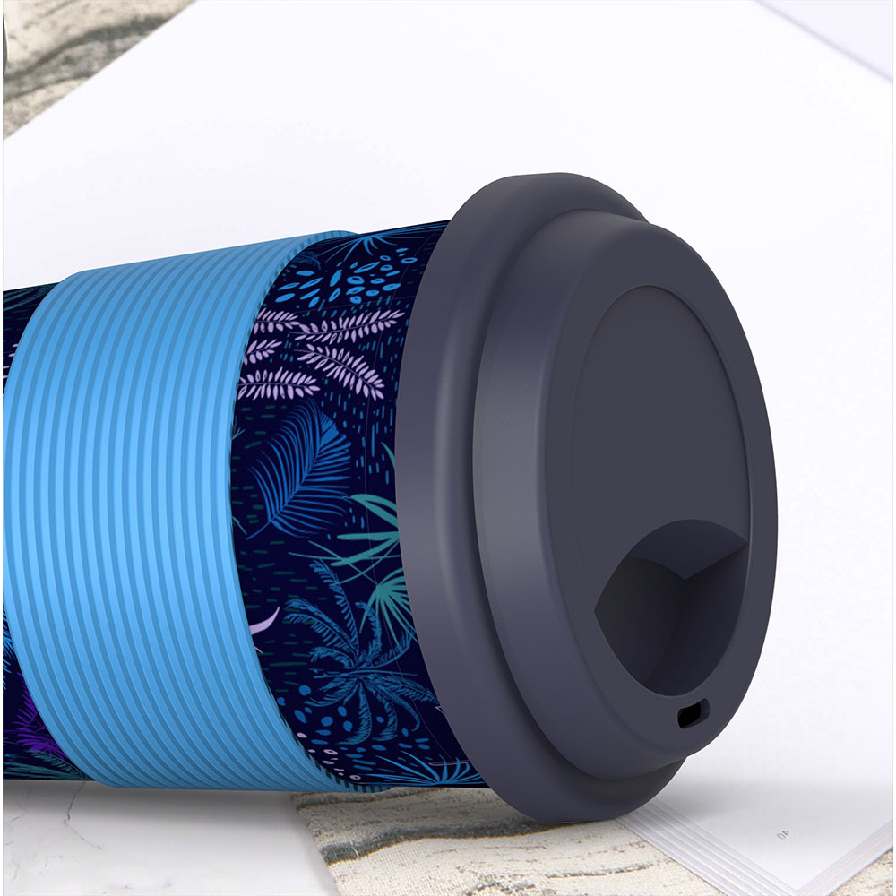 Exquisite fashion safety degradable mug easy to clean high temperature office coffee cup