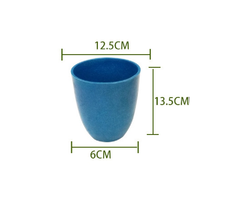 Easy to clean round mouth flowerpot fashion durable green plant basin surface bright and clean thickening basin