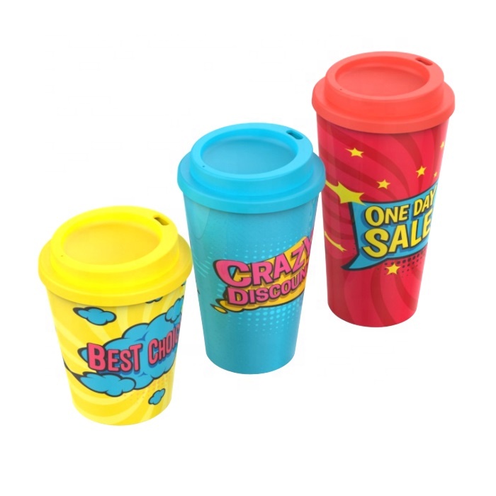 China Wholesale Wheat Straw Lunch Box Quotes - Personalised screw lid insulated biodegradable custom logo silicone sleeves PLA eco coffee cup reusable – Naike