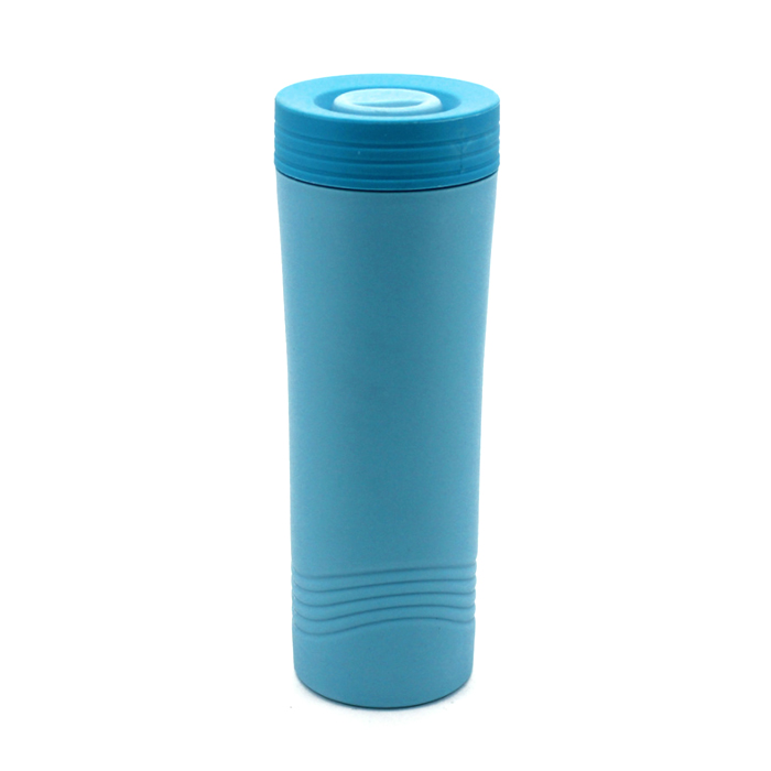 High quality natural eco friendly reusable biodegradable material PLA wheat straw plastic cup for sport