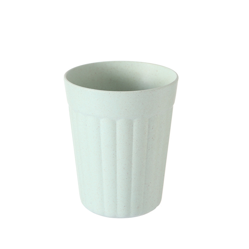 Environmental protection bamboo fiber resistant children's water cup pure color fashion mouthwash cup