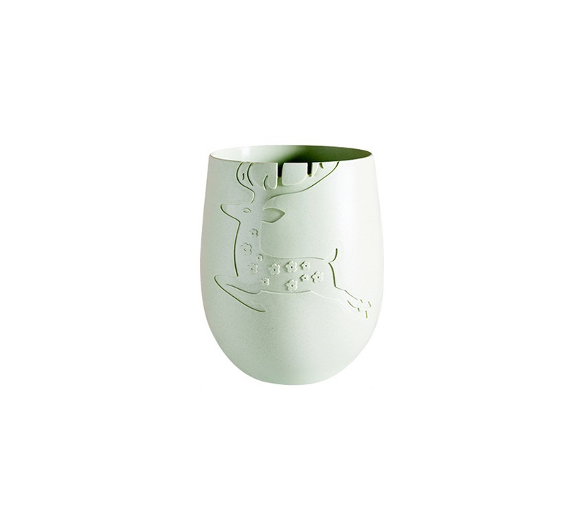 OEM Customized Pp Cups - Simple and practical bamboo fiber breakfast cup plain color creative gargle cup elegant multi-functional water cup – Naike